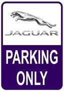 sticker only parking Jaguar