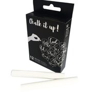 Schoolbord krijtjes wit