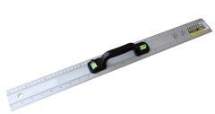 Liniaal 60cm m&eacute;t waterpas en greep