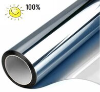 100% zonwerend raamfolie + inkijkwerend  (152cm)