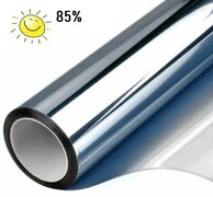 Zonwerend raamfolie voor HR+++ glas zilver (152cm)