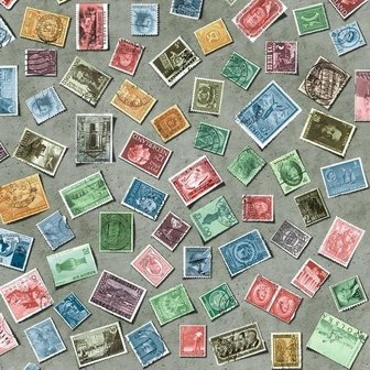 Plakfolie postzegels (45cm)