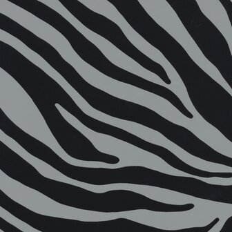 Plakfolie zebra grijs 200x45cm