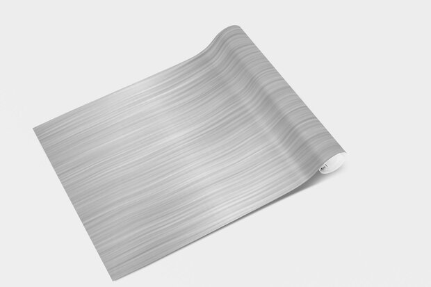 Coupon Aslan metaal plakfolie CA30 geborsteld aluminium 150x125cm