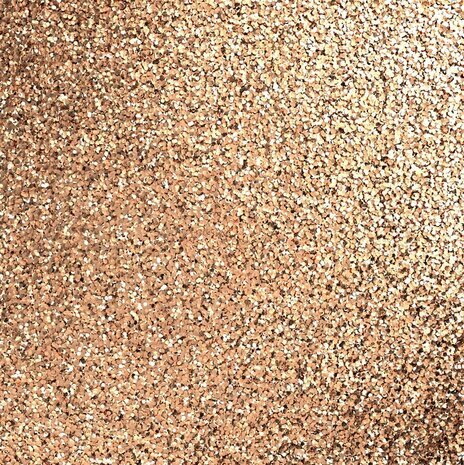 Coupon: Glitter plakfolie ginger 100 x 122cm