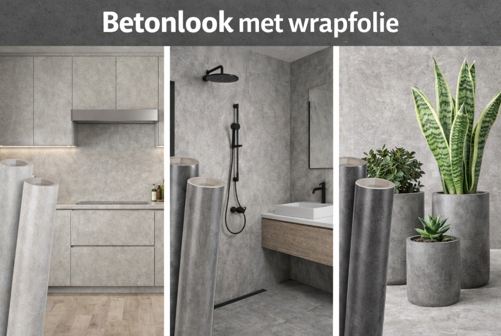 betonlook wrapfolie plakfolie