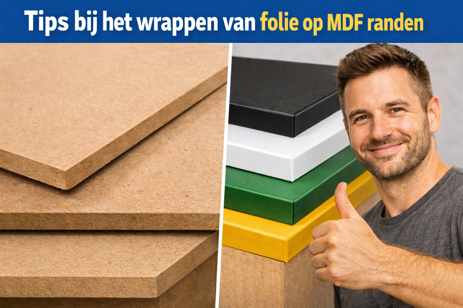 tips bij wrappen folie op mdf