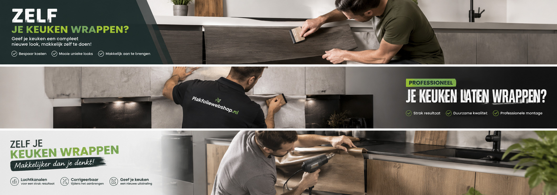 zelf keuken wrappen