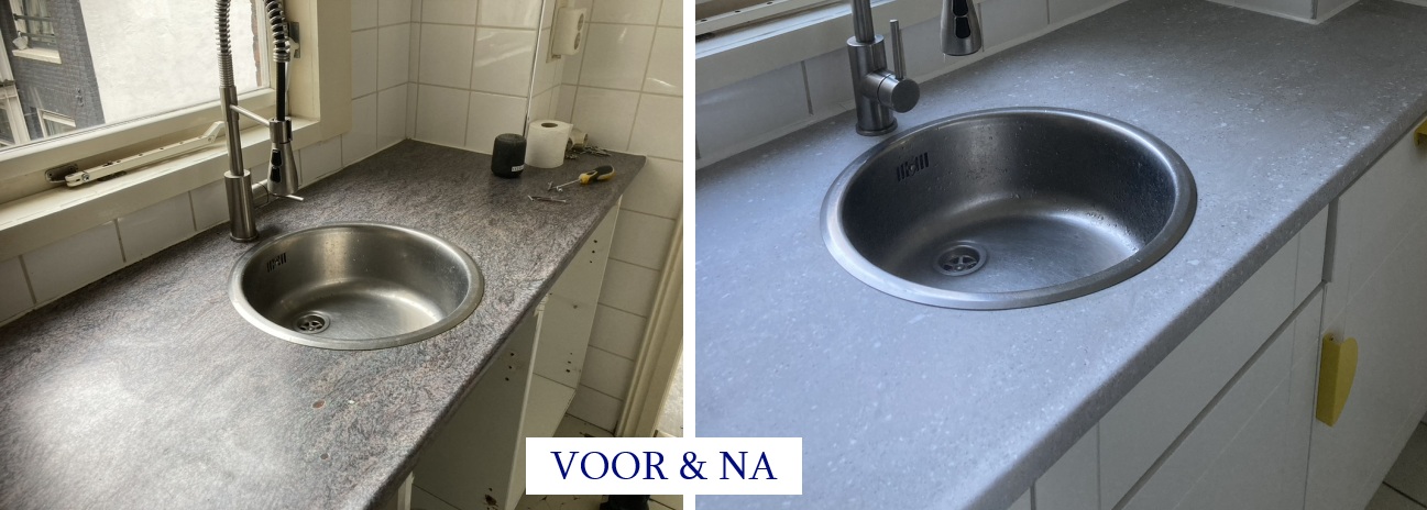 Wrapfolie terrazzo grijs