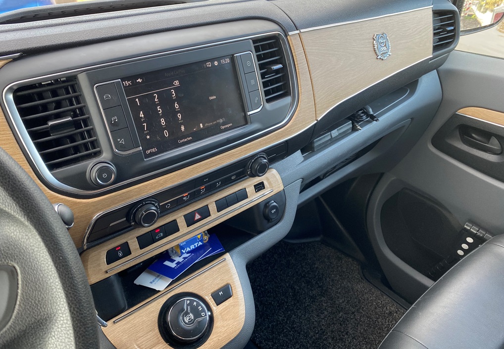 Eindresultaat wrapfolie eiken warm mat