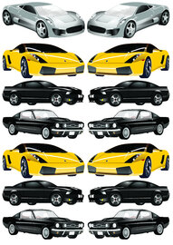 Autostickers auto's