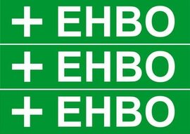 XL sticker EHBO (19.5x28.5cm)