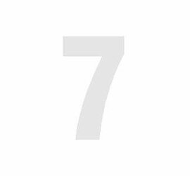 Cijfersticker: 7 wit