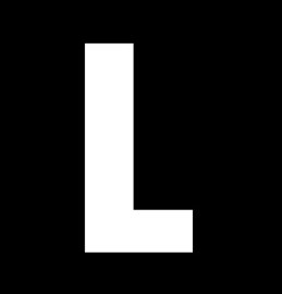 Plakletter wit 8cm: L