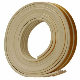Zelfklevende tochtstrip voor ramen en deuren wit E-profiel 3,5x9mm (6 meter)