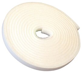 Brede zelfklevende tochtstrips raam/deur 6x25mm (10 meter)
