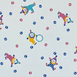 Plakfolie vrolijke clowns 45x200cm