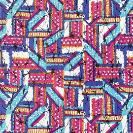 Plakfolie speelse geometrische lijnen 45x200cm