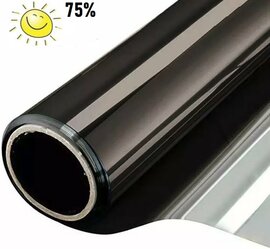 Zonwerend raamfolie voor HR+++ glas steel (90cm)