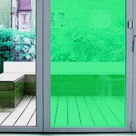 Aslan raamfolie transparant groen RAL 6024 (125cm)