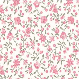 Plakfolie roze bloemen 200x45cm