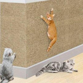 Krabmat kat zelfklevend 30x60cm beige