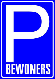 XL Sticker Parkeerplaats bewoners
