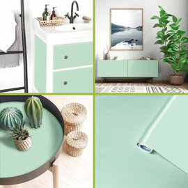 Plakfolie mint glans 45x200cm