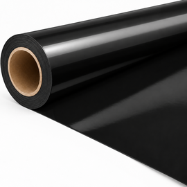 MACal plakfolie glans zwart (123 cm)