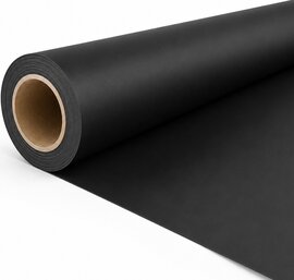 MACal plakfolie mat zwart (123 cm)