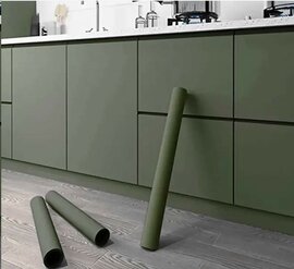 Wrapfolie green smoke mat (122cm breed)  