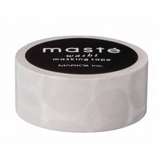 Masking tape Masté grijs met grote stippen