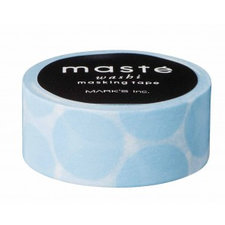Masking tape Masté hemel blauw met grote stippen