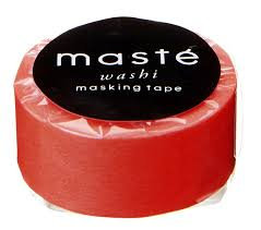 Masking tape Masté rood