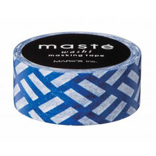Masking tape Masté strepen motief blauw
