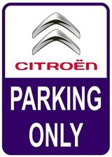 Sticker parking only Citroën
