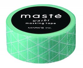 Masking tape Masté triangle mintgroen