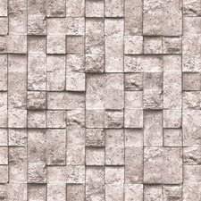 Plakfolie stenen grijs mat (122cm breed)