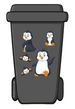 Containersticker pinguins
