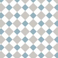 Plakfolie double square blue (45cm)